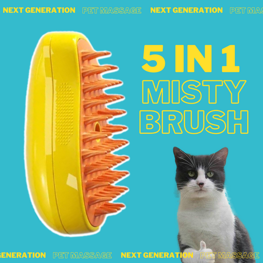 Next generation steamy hair brush for pet
