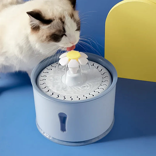 2.4L Pet Cat Drinking Stainless Water Fountain